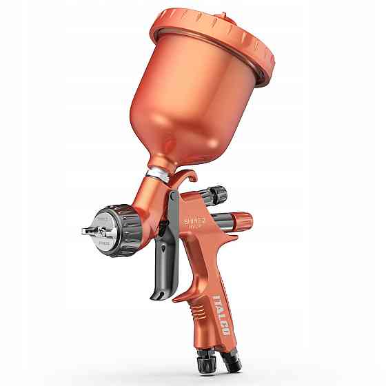 Пистолет окрасочный пневматический HVLP верх.пласт.бачок 600мл, форсунка-1,4мм ITALCO SHINE-2-1.4 Харків