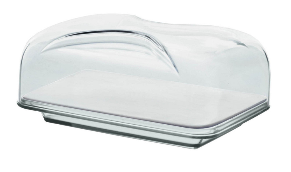 Блюдо для сиру Guzzini Gocce 27010000 11.5х25.5х18 см прозоре Киев - изображение 1