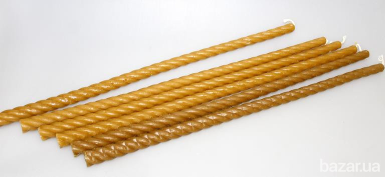 Свеча восковая крученая Київ - зображення 1