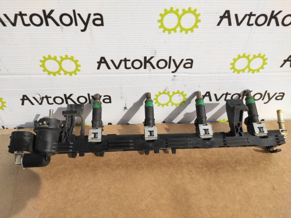 Топливная рейка (рампа форсунок) Ford Fusion 1.4 1.6 бензин 2002-2012 (5S6G-9H487-AA) Ковель - зображення 3