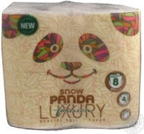 Бумага туалетная Сніжна панда Luxury Fashion 8 штук в упаковке Київ - зображення 1