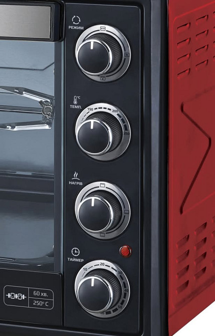 Електродуховка LIBERTON LEO-650-Red | Гарантія: 24 міс. Хмельницкий - изображение 2