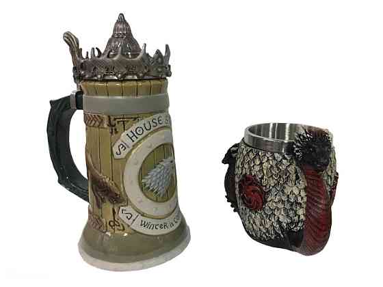 Подарочный набор Кухоль Игра Престолов Дом Старков и 3 (код 00547) Киев