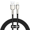 Дата кабель Baseus Cafule Metal USB to Lightning 2.4A (2m) (CALJK-B0) Херсон