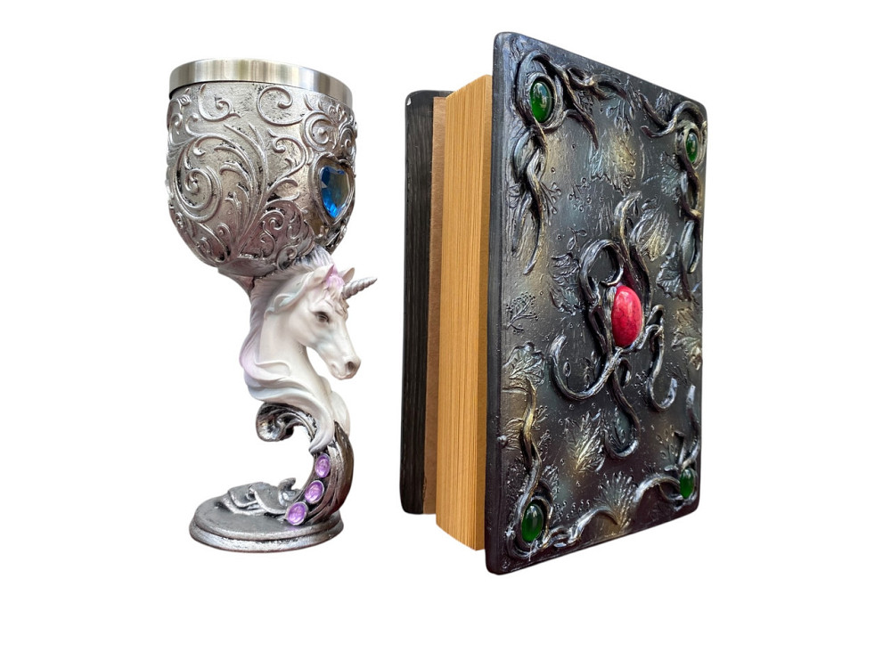 Подарочный набор Бокал 3 Единорог и Блокнот 3 «Лесной Гримуар Лисы» Київ - зображення 2