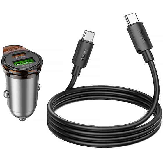 АЗУ Hoco NZ16A Rigorous 43W (1USB-A/1C) + кабель Type-C to Type-C Херсон