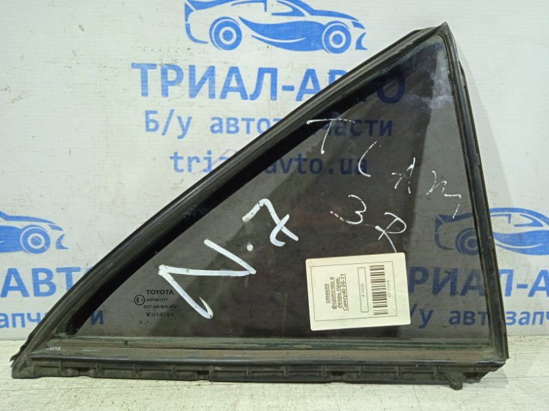 Стекло двери задней правой (форточка) Toyota Camry 2006-2011 6812306050 (Арт. 1460) Киев - изображение 1