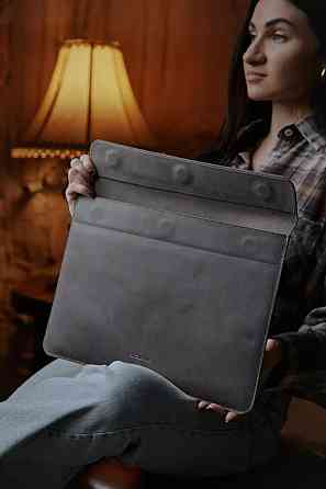 Чехол для ноутбука винтажный Incarne Klouz MacBook Pro 13" 2016-2025 klouz-gray-vintage-pro-13 серый Київ