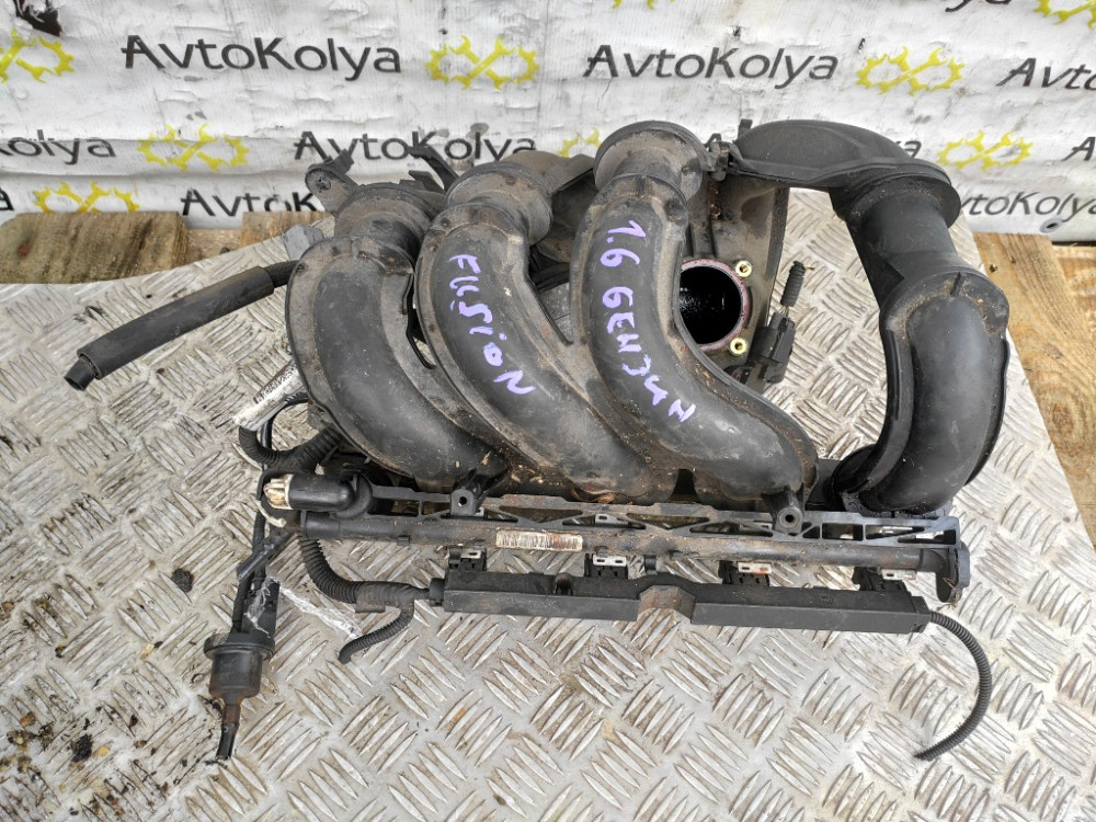 Коллектор впускной Ford Fusion 1.6 бензин 2002-2012 (2S6G-9424-DG) Ковель - изображение 1