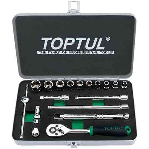 Набор инструмента дюймового TOPTUL 1/4" 18ед. 3/16"-9/16" GCAD1811 Харків