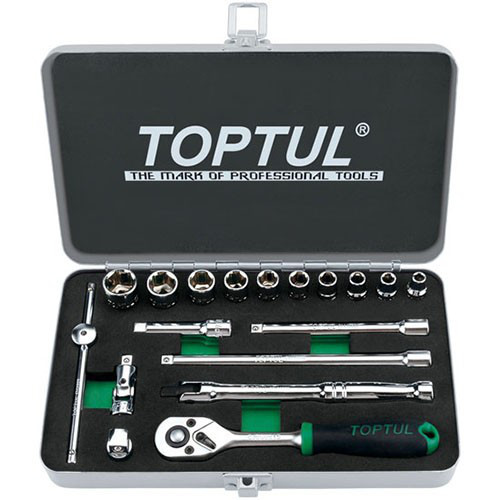 Набор инструмента дюймового TOPTUL 1/4" 18ед. 3/16"-9/16" GCAD1811 Харків - зображення 1