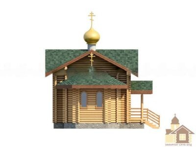 Дерев'яна церква на замовлення з Карпат – якісне будівництво зрубів під ключ від Закарпат Зруб-Буд Одеса - зображення 2