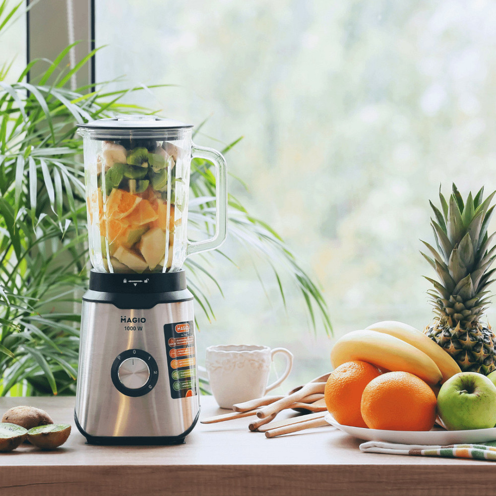 Блендер со стеклянной чашей MAGIO MG-651 Київ - зображення 8