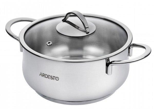 Каструля зі скляною кришкою Ardesto Black Mars AR-0718-S 1,8 л 16 см Киев - изображение 1