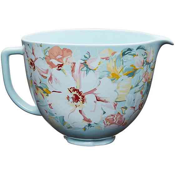 Чаша для миксера KitchenAid 5KSM2CB5PWG 4.7 л голубая с рисунком Киев