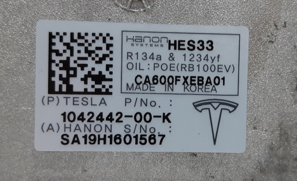 Компрессор кондиционера Tesla model X 1042442-00-K Киев - изображение 5