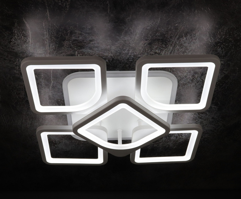 Люстра стельова LED з пультом A2281/4+1S-RGB-wh Білий 11х40х40 см. Київ - зображення 1