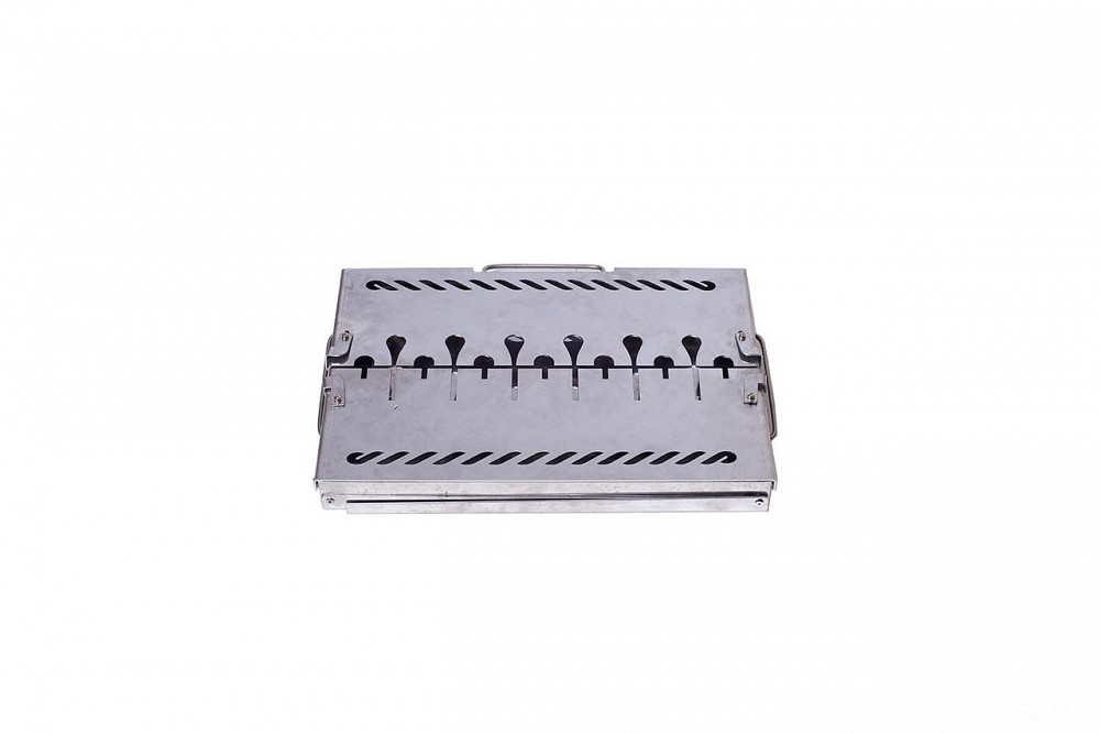 Раскладной мангал из нержавеющей стали Smoke House Case6 DeLuxe Харків - зображення 10