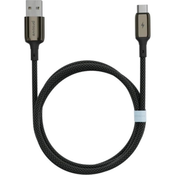 Кабель Proove Dense Metal USB to Type-C 2.4A 1m Black (CCDM20001201) (Код товару:40740) Харків - зображення 2