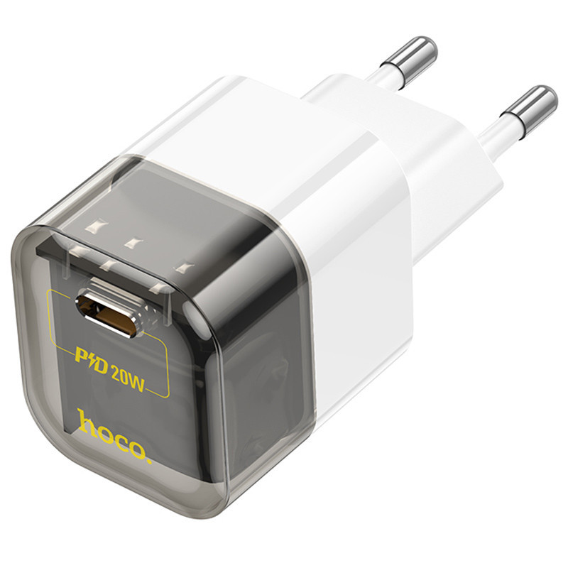 СЗУ Hoco C125A Transparent PD20W (1USB-C) Херсон - зображення 2