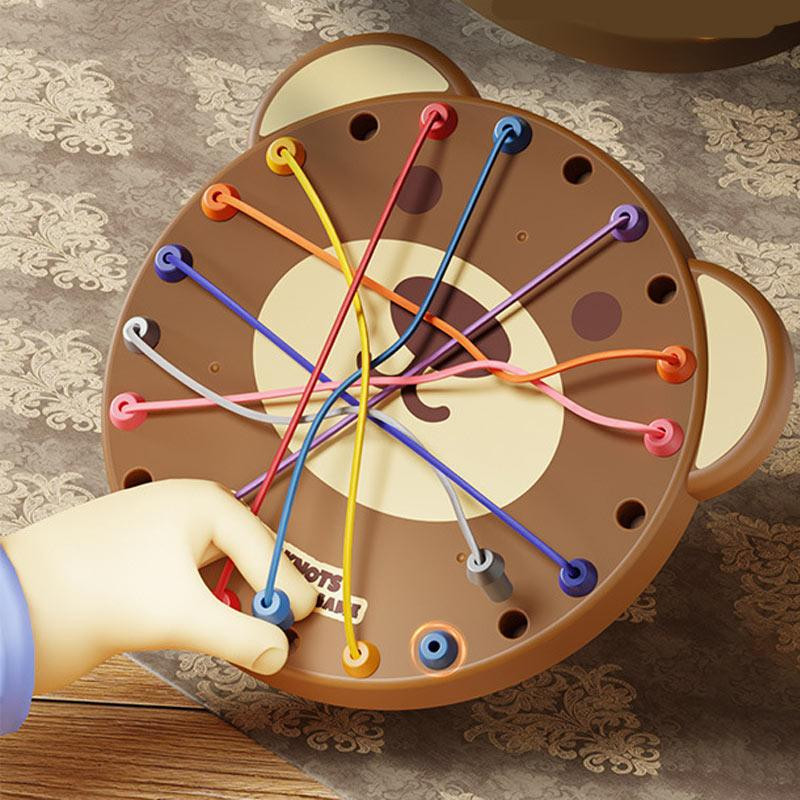 Настольная интерактивная игра Ummi ME-241 Cute Bear Rope Unravelling Game Херсон - зображення 3