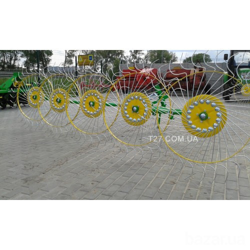 Грабли-ворошилка «Солнышко» 5-ти колесные (Польша) Глеваха - изображение 2