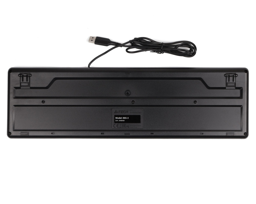Клавиатура компьютерная проводная A4Tech KKS-3USB(Black) черная Київ - зображення 4