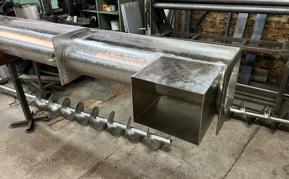 Ремонт винтовых конвейеров (шнеков) из нержавеющей стали Полтава - зображення 2