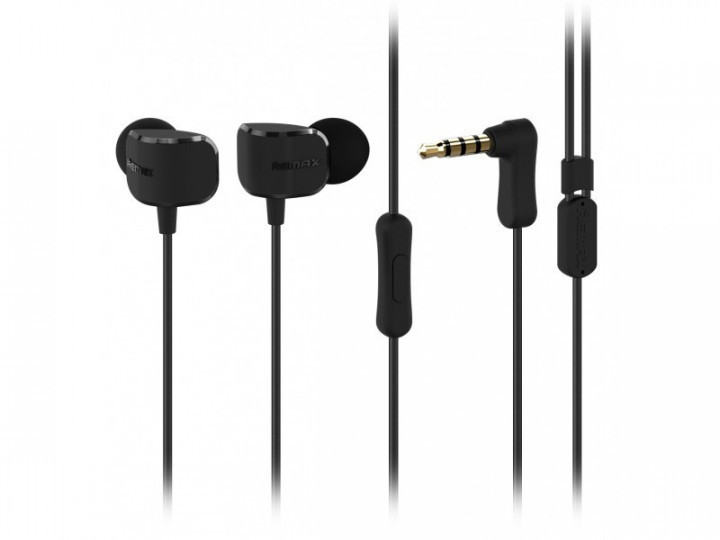 Вакуумные наушники RM-502 Black Remax 335201 Київ - зображення 1