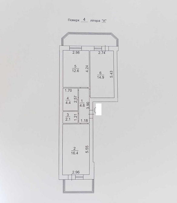 продажа 2-к квартира Киево-Святошинский, Софиевская Борщаговка, 69000 $  - зображення 3