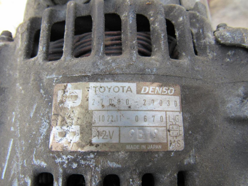 Генератор Toyota Avensis 2.0 D4-D 2003-2008 Ковель - изображение 3