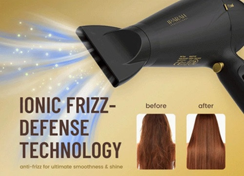 Фен IPARAH P-340 2400 Вт черный Київ - зображення 7