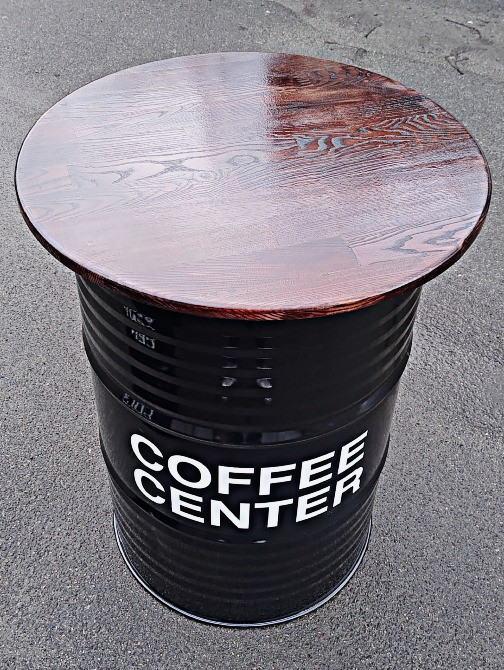 Стол из бочки с вашим логотипом | Рекламная бочка | Уличные столы Київ - зображення 9