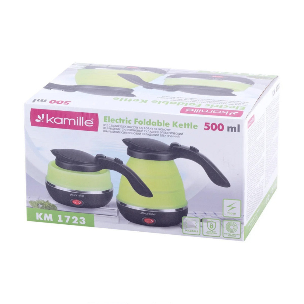 Электрочайник силиконовый 0,5 л Kamille KM-1723 Киев - изображение 8