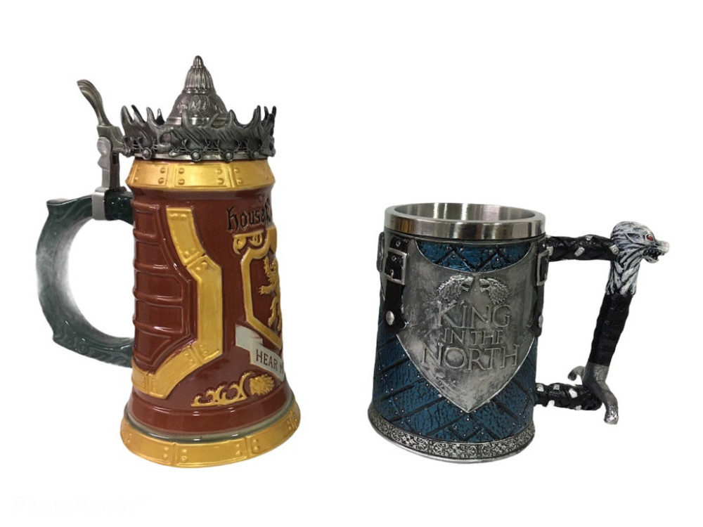 Подарочный набор Кружка Game Of Thrones House Lannister и Кружка King In The North Targaryen 3D Коро Київ - зображення 6