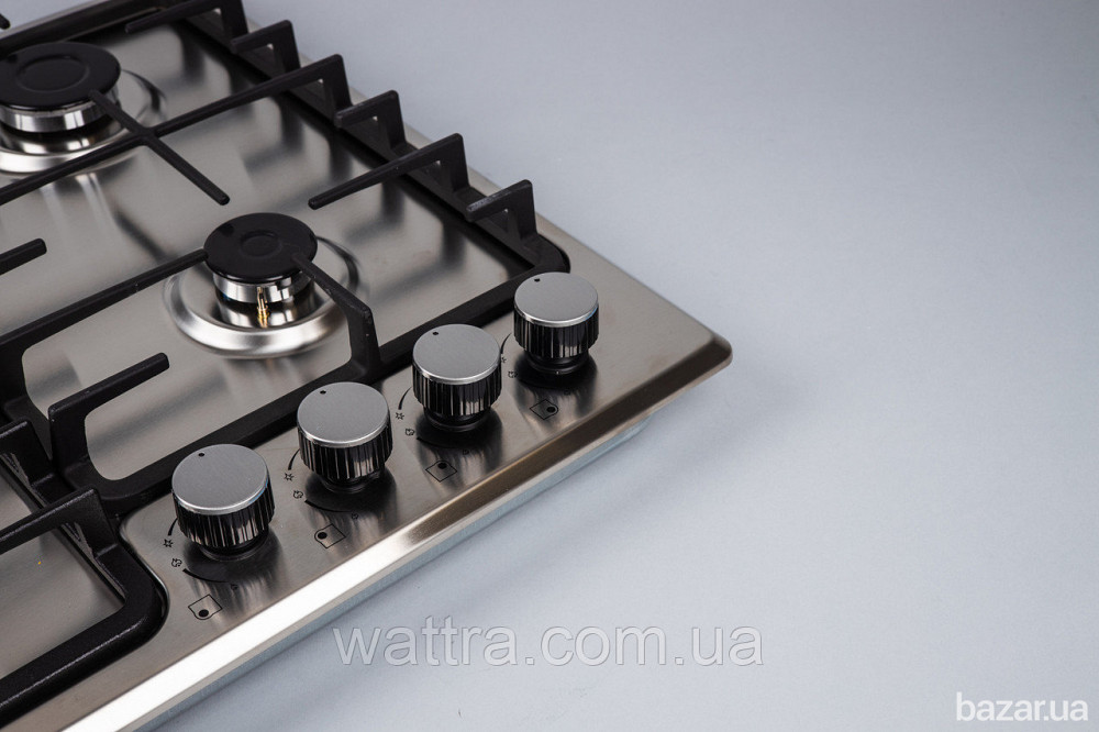 Газовая варочная поверхность Grunhelm GPG 6355 IF WOK (4 конфорки, нержавеющая сталь) новая Киев - изображение 12