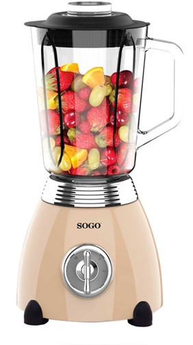 Блендер стационарный SOGO SS-5565 500 Вт бежевый Київ - зображення 1