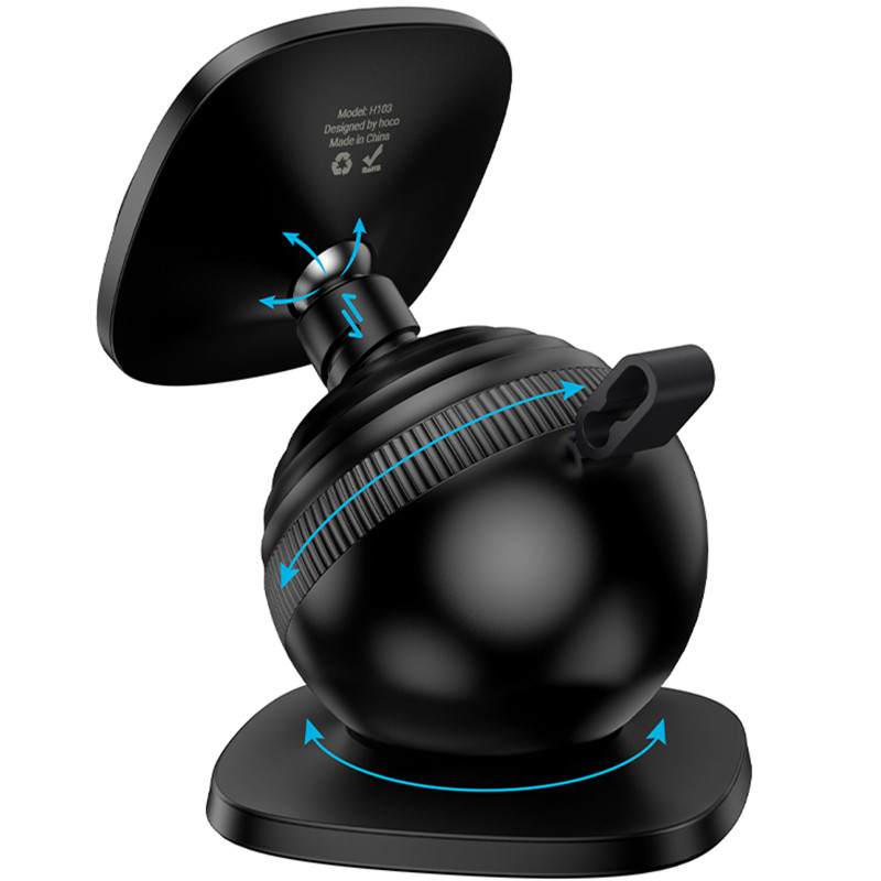Уценка Автодержатель Hoco H103 Daisy magnetic (center console) Херсон - зображення 3