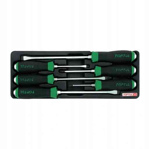 Набор ударных отверток с шестигранником 6 ед. (в ложементе) TOPTUL GAAT0601 Харків