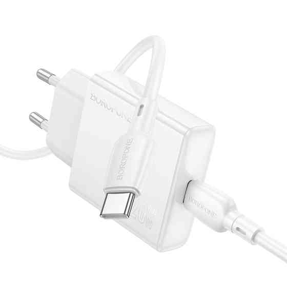 СЗУ Borofone BN23 Wish PD20W (1USB-C) + кабель Type-C to Type-C Херсон