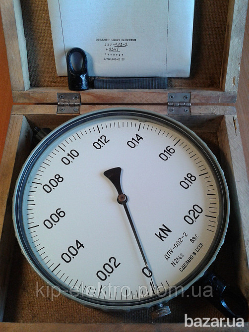 Динамометр ДПУ-0,02-2 (ДПУ-0,02/2; ДПУ-0,02/2-1; ДПУ) 0,2кN (20кгс) Київ - зображення 2