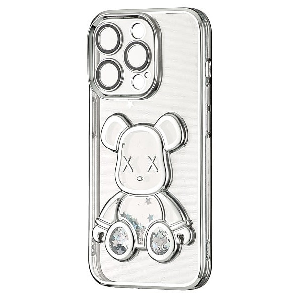 Чохол Shining Bear Case для iPhone 15 Pro Silver (Код товару:39358) Харків - зображення 2