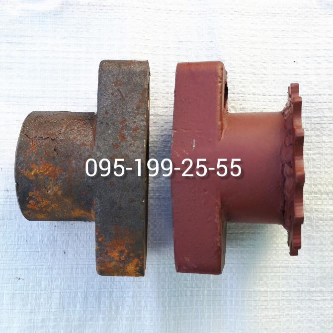 Напівмуфта з зірочкою ПРТ 10.02.520. Напівмуфта ПРТ 10.02.312. Вал передній ПРТ-7, ПРТ-10 Днепр - изображение 4