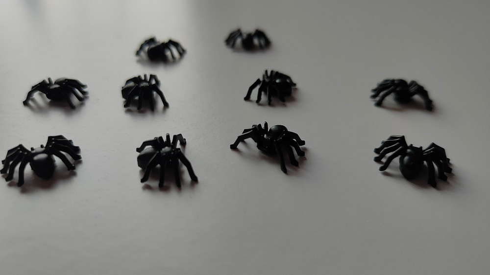Паучки Чёрные 10 шт для хэллоуина ,для прикола Бориспіль - зображення 4