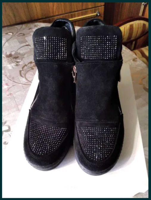 Новые женские ботильоны на танкетке Одеса - зображення 2