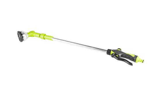 Пистолет для полива MASTERTOOL JET LINE 10 режимов телескопическая штанга 710-1060 мм TPR покрытие 9 Харків