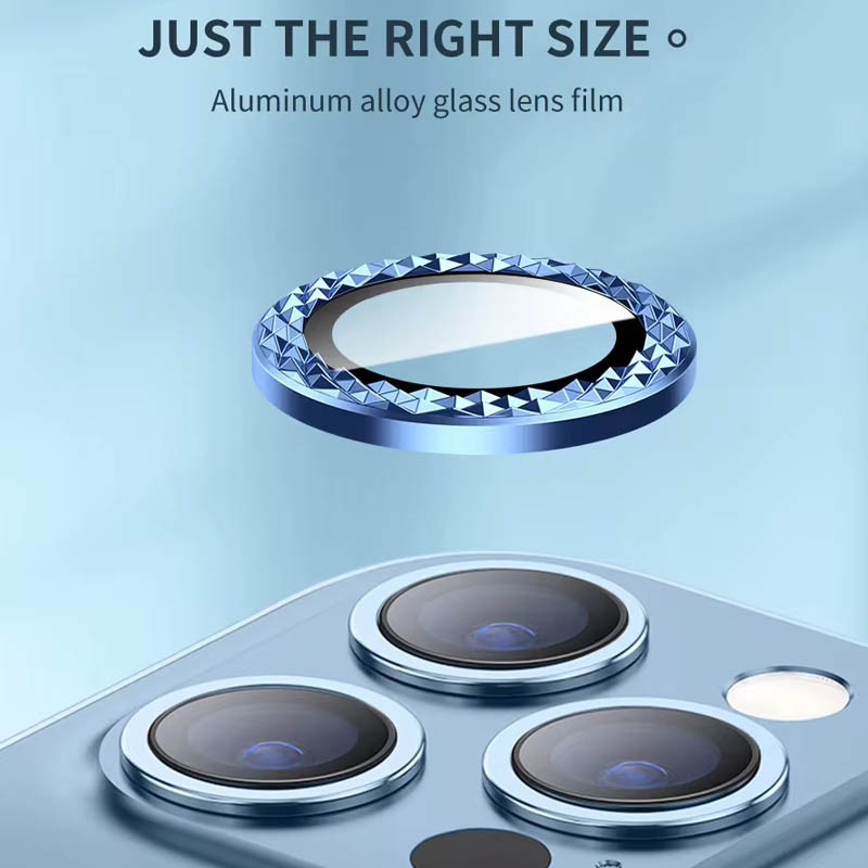 Защитное стекло Metal Shine на камеру (в упак.) для Apple iPhone 12 Pro Max Херсон - изображение 7