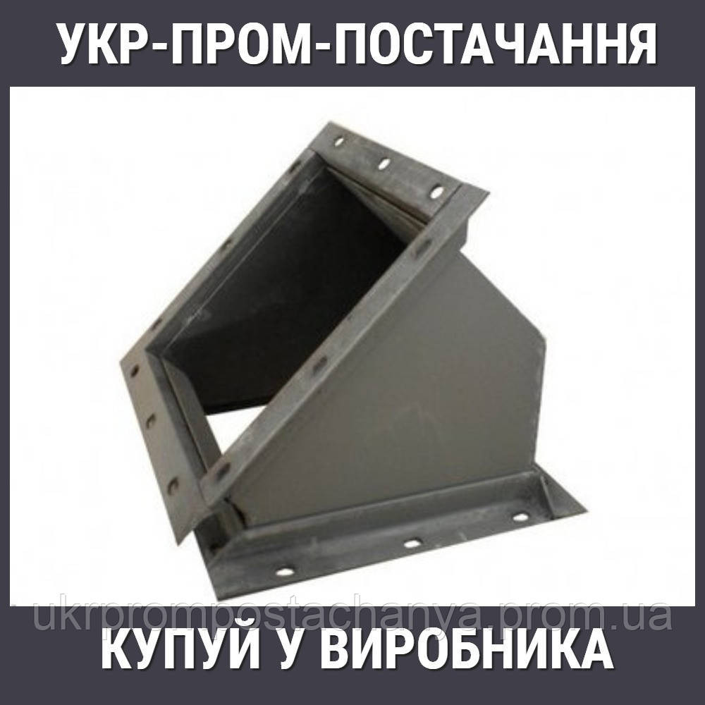Колено СК 350х350 54° s= 2 мм Винница - изображение 1