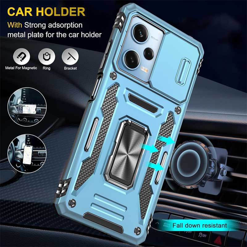 Ударопрочный чехол Camshield Army Ring для Xiaomi Redmi 12 / Poco M6 Pro 5G Херсон - изображение 4