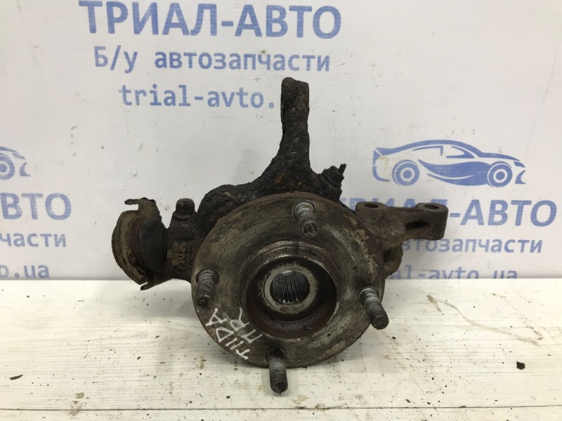 Кулак поворотный правый со ступицей Nissan Tiida C11 1.6 БЕНЗИН HR16 2004 (б/у) Киев - изображение 5